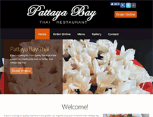 Tablet Screenshot of pattayabaythai.com